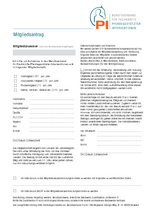Mitgliedsantrag